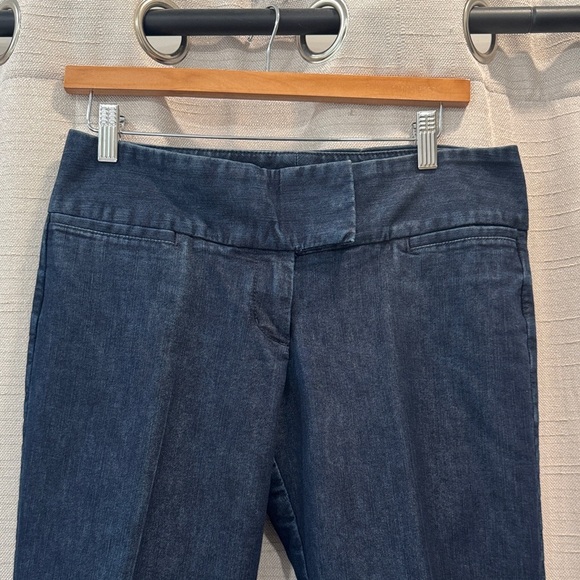 Express Design Studio Dark Blue Denim Editorialist Wide Leg Pants Size 6 - Picture 2 of 11